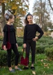 Джемпер для дівчинки SLY 501A/S/19 чорний 146 - зображення 3