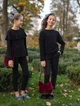 Джемпер для дівчинки SLY 501A/S/19 чорний 146 - зображення 4