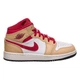 Кросівки жіночі Jordan 1 Mid Light Cardinal Curry (Gs) 38.5 Бежевий 554725-201 - зображення 7