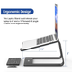 Подставка для ноутбука BESIGN Laptop Stand Aluminum Black (LS03) - изображение 2