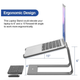 Подставка для ноутбука BESIGN Laptop Stand Aluminum Grey (LS03) - изображение 2