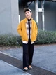 Мужская флисовая куртка Uniqlo теплая кофта на молнии 1159770261 (Желтый, XL) - изображение 5