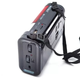 Радіоприймач Rotosonic XB-772BT з ліхтарем та зі знімним акумулятором 18650 Red - зображення 5