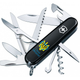 Складной нож Victorinox HUNTSMAN UKRAINE Трезубец с сердцем + I love Ukraine 1.3713.3_T1310u - изображение 1