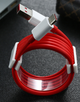 Кабель Dash/Warp Fast Charge 100W/7.3 A 1 m USB на Type-C для OnePLus (red) - зображення 8