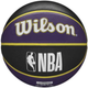 Баскетбольный мяч Wilson NBA Team Tribute Lakers, размер 7, тренировочный и игровой, покрытие из натуральной кожи, комплект из 1 мяча, (OB_2D1D99BBA3F1) - изображение 1