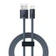 ​Кабель Baseus Lightning to USB Type A Dynamic Series Fast Charging 2.4A cable CALD000516 2m black - зображення 1