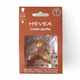 Пустышка каучуковая Hevea Crown круглая от 0 до 3 месяцев Оранжевая (5710087124203) - изображение 4