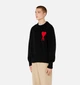 Светр No Brand de Coeur Oversize Sweater Black Red Heart XS - зображення 2
