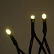 Гирлянда на батарейках 50 LED белая теплая светодиодная гирлянда на зеленом проводе 1 режим - статический - изображение 2
