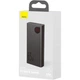 Портативний зарядний пристрій Baseus Power Bank 20000mAh Adaman Metal Digital Display 65W Black з підтримкою швидкого заряджання - зображення 2