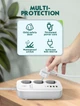Мережевий подовжувач фільтр LDNIO SEW3452 |WiFi Управління, 2500W, 2M, 3 розетки, 3USB/1Type-C, QC/PD, 3A/38W| White - зображення 11