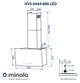 Вытяжка MINOLA HVS 6444 BL 800 LED - изображение 13