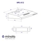 Вытяжка плоская Minola HPL 612 WH - изображение 11