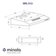 Вытяжка плоская Minola HPL 513 BL - изображение 11