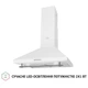 Витяжка Perfelli K 6432 WH 850 LED RETRO - зображення 3