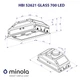 Витяжка повновбудована MINOLA HBI 52621 BL GLASS 700 LED - изображение 10
