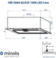 Вытяжка MINOLA HBI 5664 BL GLASS 1000 LED Line - изображение 9