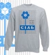 Свитшот GBI "Соль" прямая классика, серый, S, СC-0059 - изображение 1