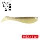 Набор силиконовых приманок Fox Trapper 8 см, 6 г, #T5 - 6 цветов х 8 шт = 48 шт - изображение 7
