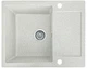 Мойка кухонная, прямоугольная, композитная Valetti 26D 62х50см Терра + смеситель - изображение 2