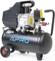 Компресор Apro 1.5 кВт 24 л одноциліндровий масляний прямий привід 205 л/хв 8 бар 2 виходи (000077131) - зображення 1