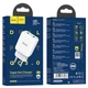 Зарядний пристрій Hoco N6 dual USB 18W , 3A output support for QC3.0/QC2.0, FCP, AFC Білий - зображення 1
