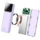 Power Bank Baseus Magnetic Wireless Fast charging 2022 Edition 20W на 10000mAh (PPCX010105) Purple - зображення 4