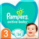 Подгузники Pampers Active Baby Размер 3 (6-10 кг) 54 шт (8001090948977) - изображение 1