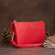 Вместительный клатч из двух частей женский ST Leather 19251 Красный - изображение 8