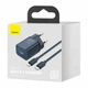 СЗУ Baseus Super Silicone PD Charger 20W (1Type-C) + With Cable Type-C to Lightning blue TZCCSUP-B03 - изображение 4