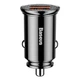 Автомобільний зарядний пристрій Baseus Circular Plastic А+А 30W Black (CCALL-YD01) - изображение 1