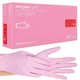 Нітрилові рукавички Nitrylex® Pink, щільність 3.5 г. — рожеві (100 шт.) L (8-9) - зображення 1