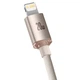 Кабель Baseus Crystal Shine Series Fast Charging Data Cable Type-C to iP 20W 2 м Pink (CAJY001404) - изображение 3