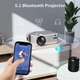Проектор Glisogo C9, собственный 1080P, 5G WiFi, Bluetooth, 8000 люмен с поддержкой 4K, домашний кинотеатр с дисплеем 300 дюймов, совместимый с TV Stick, iOS, Android Б/В - изображение 5