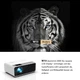 Мультимедійний домашній проектор Elephas W13 HD LED 4500 Лм HDMI - изображение 3