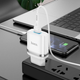 Зарядное устройство USB HOCO N1 2.4A 1 Usb + кабель Lightning White - изображение 3