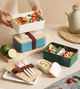 Ланч-бокс із дерев'яною кришкою BAMBOO LID, 700 мл, білий - зображення 6
