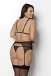 Эротический корсет Passion AMBERLY CORSET Черный 4XL/5XL - изображение 2