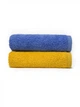 Набор махровых полотенец Dokma 50x90 Blue/Yellow - изображение 1