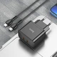 Зарядное устройство Hoco N29 Triumph wall charger, dual Type C 35W output, EU plug Type-C to Lightning Черный - изображение 2