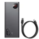 Power Bank Baseus Adaman Metal Digital Display Quick Charge 65W на 20000mAh (PPIMDA-D01) Black - зображення 13