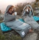 Спальный мешок Nature Hike M300 R Светло-зеленый правосторонний с капюшоном до -13°C + чехол-сумка - изображение 2