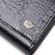 Лаковый женский кошелек с визитницей ST Leather 19403 Черный - изображение 5