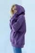 Женский теплый худи ONIOS Modern Hoodie Oversize Темно-Лиловый M-XL 2408 - изображение 4