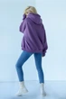 Женский теплый худи ONIOS Modern Hoodie Oversize Темно-Лиловый M-XL 2408 - изображение 5