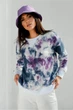 Женский свитшот ONIOS Colorful Madness Тай-дай Синий M 2335 - изображение 9