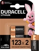 Літієва батарейка Duracell Ultra High Power 123 3 В CR123 / CR123A / CR17345 2 шт (5000394020320) - зображення 1