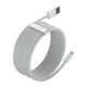 USB кабель USB на Lightning&nbsp;Baseus Simple Wisdom Data Cable Kit (2 шт в наборі,1.5m, 2.4A). White - зображення 2