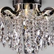 Люстра кришталева стельова Light House SR-17037/4+12 CR D650*H400 E27+LED хром - зображення 3